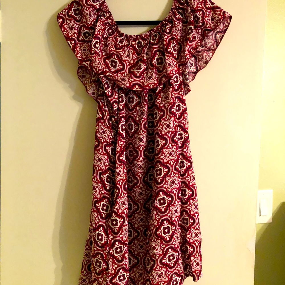 Off the shoulder dress
